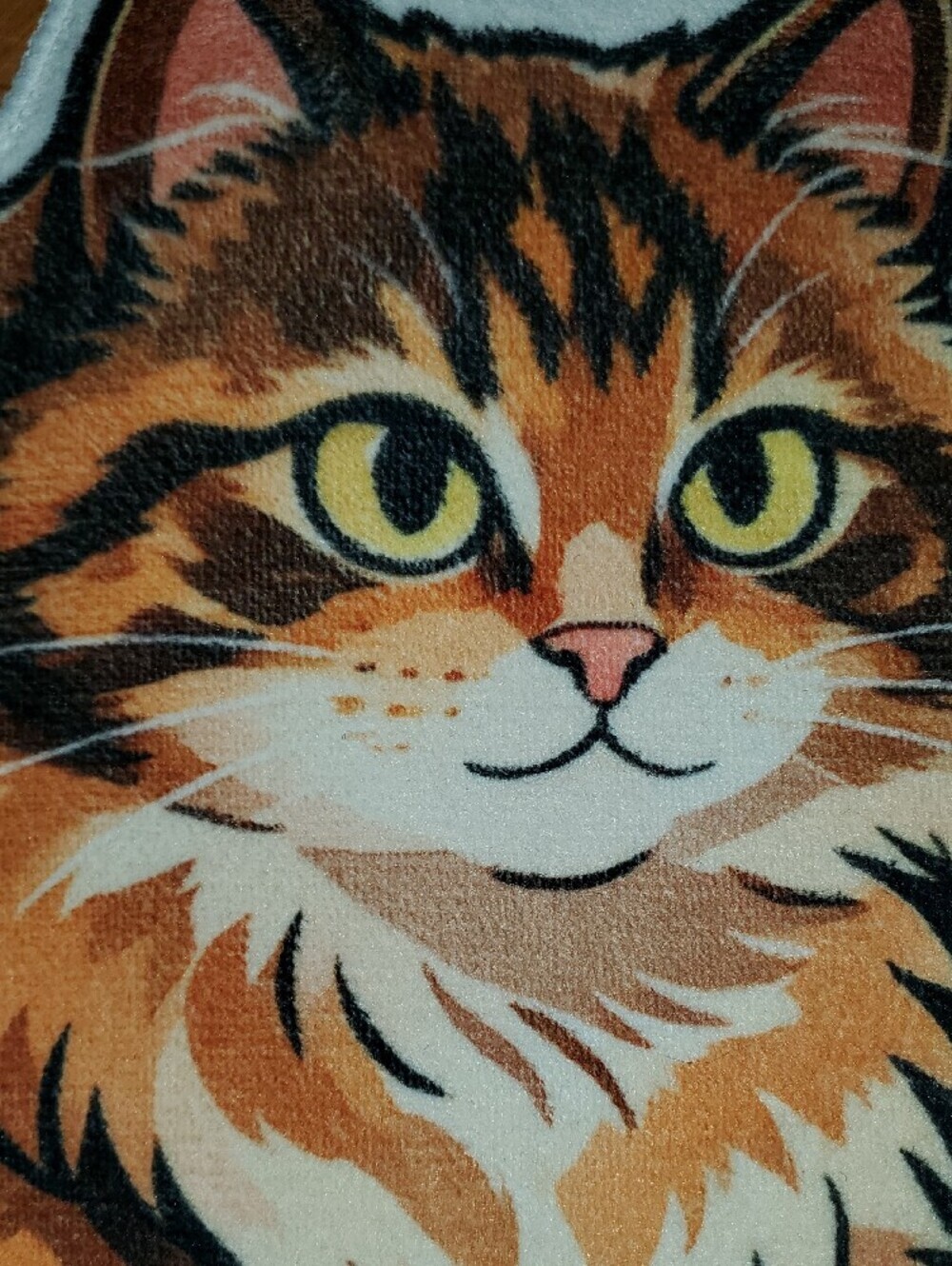 Decorative Cat Mat - Orange & Black Calico Design - Picture 8 of 10